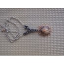 NH141005 - náhrdelník lastura, přírodní barva, řetízek